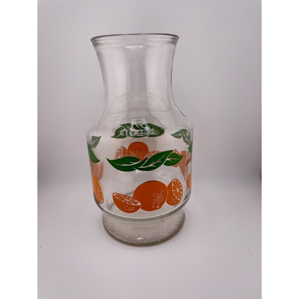 Anchor Hocking 8 3/4" Orange Juice Carafe Vintage